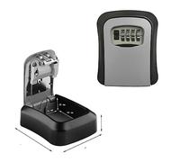 Wall Mount Key Storage Secret Box Organizer 4 Digit Combination Password Security Protection Code Lock Home Safe Deposit Box Quick-Access(Style 2)