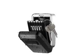 Wall Mount Key Storage Secret Box Organizer 4 Digit Combination Password Security Protection Code Lock Home Safe Deposit Box Quick-Access(Style 14)