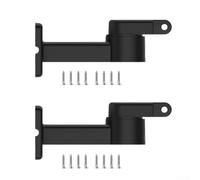 Wall Mount Kit for Mammotion for luba YUKA for mini Robot Mower - Wall Bracket GPS Base Station Garden Holder Weather Resistant Black 119.6x59mm(2pcs)