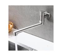 Wall Mount Kitchen Single Cold Faucet 304 Stainless Steel Into The Pool Fast Open With Long Tap Bocks Mop Washing Machine