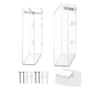 Wall Mount Laptop Holder - Clear Universal Acrylic Offices Supplies with Adhesive And Screws,Desk Laptop Mount - for Game Consoles Tablets Indoor Study Selfies Photos RV Daily Travel Work Offices