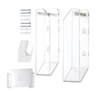 Wall Mount Laptop Holder, Multi-Purpose Functional Holder, Acrylic, Desktop Shelf, Wall-Mounted Rack, Versatile Use, for Laptops, Keyboards, Tablets