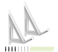 Wall Mount Laptop Stand - Aluminum Parallel Shelf, Compact Placement Rack, Gadget Arrangement, Anti Slip Cushioning Channel Configuration Precision Balanced Mounting Assembly | fo