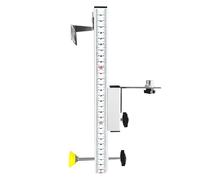 Wall Mount Laser Level Bracket, Precise Adjustable Laser Level Support Stand 30CM Thickened Tape Anti-Slip Screw Positioning Brake Suitable for All Laser Levels