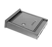 Wall Mount Mailbox Rainproof Mailbox Wall Mount Locking Large Capacity Finish Outdoor Waterproof Security Garden Mailboxes(Grey)