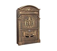 Wall Mount Mailbox, Wall Mount Mailboxes for House/Porch/Front Door, Secure Letterbox Outdoor Retro Post Box Mailbox