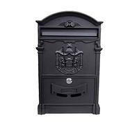 Wall Mount Mailbox, Wall Mount Mailboxes for House/Porch/Front Door, Secure Letterbox Outdoor Retro Post Box Mailbox