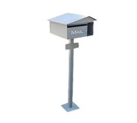 Wall-Mount Mailboxes Postbox Mounted Outdoor Metal Mailbox And Stand Modern Style Mailboxes Villa Garden Park Newspaper Letter Floor Locking