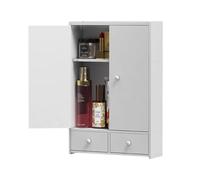 Wall Mount Medicine Cabinet for Bathroom - No Mirror, Over Toilet, Easy No-Drill Installation, Compact Storage Solution for Small Spaces, Perfect for nizing Essentials.