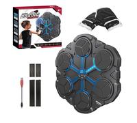 Wall Mount Music Boxing Trainer - Led Counter Punching Machine With 3 Modes, Sound Effects And Colorful Lights | Interactive Fitness Workout Equipment For Men Women Home Office Gym Indoor Training Exe