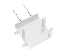 Wall Mount Organizer for Wifi Modem Laptop Tablet Cable Storage Management Double Slot Side Hook Wall Mount Shelf Modem for WiFi Router