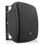 Wall-Mount Outdoor Patio Speaker - 3.5” 2-Way Weatherproof Wall or Ceiling Mounted Commercial Speakers w/Built-in 70V Transformer, Waterproof Cabinet, Aluminum Grill, for Pool, PA, Indoor(Black)