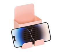 Wall Mount Phone Holder, TV Remote Control Wall Mount, Remote Control Storage Large Capacity, Functions No Drilling PA