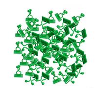 Wall-Mount Plant Clip for Indoor Climbing Greenery Without Nails or Drilling ABS Material Trackless Design for Vines Wires and Light-Duty Hanging (Green)