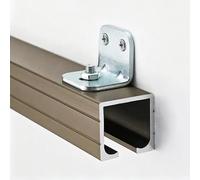 Wall Mount Pocket Door Hardware Kit, Soft Close Sliding Barn Door System for Wooden Doors, 22ft Single Track Guide, Ideal for Storage and Garage Rooms