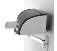 Wall Mount Printer Tray - Aluminum Alloy Bracket for WiFi Routers and Devices, 360° Rotation, Load-bearing 10kg, Ideal for DVD Players and Cable Boxes