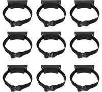 Wall Mount Propane Tank Bracket, Wall Mount Gas Cylinder Bracket with Screw and Strap Multicolor 1/3/5/7/9/11/13/15 Pcs