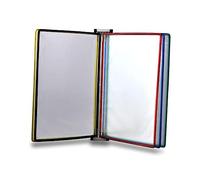 Wall Mount Reference Organizer - Flip File Holder, Durable Polypropylene, A4 Folder Wall-Mounted File Holder, Poster Flip Book Display, for Storing And Displaying Documents