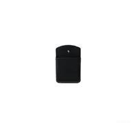 Wall Mount Remote Holder Self-Adhesive Plastic Rack Remote Control Storage Box Wall On Black AC Remote Organizer Wall Mounted Dust for proof Case Small Plastic Caddy for TV Remotes White Finish(Black)
