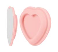 Wall Mount Remote Organizer with Attachment, ABS Heart Shape Adhesive Holder for Desk and Bedside Use Remote Wall Mount Climate Control Hanger Magnet Hook Adhesive Device Holder Bedside Side