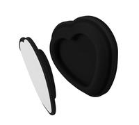 Wall Mount Remote Organizer with Attachment, ABS Heart Shape Adhesive Holder for Desk and Bedside Use Remote Wall Mount Climate Control Hanger Magnet Hook Adhesive Device Holder Bedside Side