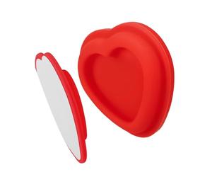Wall Mount Remote Organizer with Attachment, ABS Heart Shape Adhesive Holder for Desk and Bedside Use Remote Wall Mount Climate Control Hanger Magnet Hook Adhesive Device Holder Bedside Side