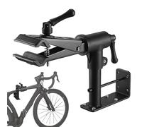 Wall Mount Repair Clamp - 2 in 1 Wall Mount for Bikes - Parking Stand for Mountain Bikes. Strong Carbon Steel Bearing