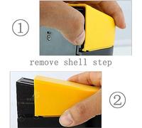 Wall mount retractable barrier belt, Magnetic Wall Mount with Retractable Belts Crowd Barrier Tape Queue Line Dividers Steel Case(Ordinary,3 meters)
