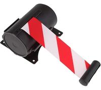Wall Mount Retractable Belt Barrier for Crowd Control and Queue Management