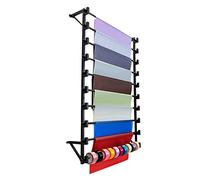 Wall Mount Ribbon Holder Organizer with Removable Bar and Bracket, Easy Install for Scarf Storage and Organization