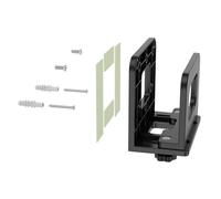 Wall Mount Router Holder for WiFi Modem/Optical Modem/Laptop/Mini PC/Set-Top Box Universal Bracket with Screws Fits Devices up to 65mm Thick