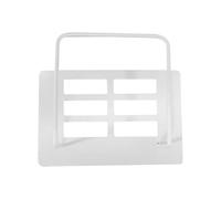 Wall Mount Router Rack - Space Saving Rack Without Drill - Wi-Fi Router Holder Modem Rack - for Management Organization Cable Internet Power Strip Electronics Room