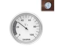 Wall Mount Sauna Hygrometer, Anti-Rust Aluminium Dial