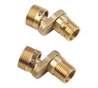 Wall Mount Shower Valve With Rotatable Interface And Variable Leg Size From 110 Mm Up To 190 Mm Designed For Irregular Wall For Configurations In Gold Tone