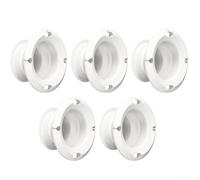 Wall Mount Silicone Collapsible Cord Wrap For Cable Organization, Foldable And Space Saving Design Suitable For Managing Cables At Home Or For Travel(White)