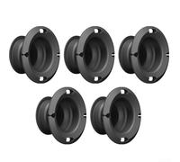 Wall Mount Silicone Collapsible Cord Wrap For Cable Organization, Foldable And Space Saving Design Suitable For Managing Cables At Home Or For Travel(Black)