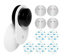 Wall Mount Stand Bracket for Yi Home Security Camera 360 Degree Swivel, Full Install kit with Wire Clips