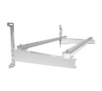 Wall Mount Stand for Mini Split Ductless Air Conditioner Heat Pump System, Universal Heavy-Duty Stainless Steel AC Mounting Bracket Condenser Bracket w/Dual Cross-Bars, Max 990 Lb Capacity