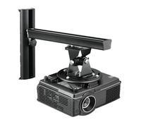 Wall Mount Stands Ceiling Projectors Wall Hanger 360° Rotating Mounts for Projector Capacity 29.9 Pound Black for Office, Home Projector Mount Stand(White)