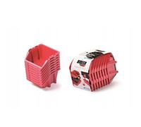 WALL MOUNT STORAGE BOARD ORGANIER BOXES GARAGE DIY BIN PANEL RACK BUILD YOUR OWN BINS HOOKS VARIOUS SIZES (10 x bins Size 2)