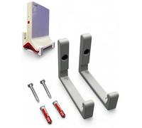 Wall Mount Suitable for AVM Fritz! Repeater 6000 Bracket Wall Hook with Mounting Material (Grey)