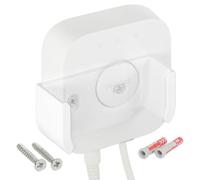 Wall Mount Suitable for Philips Hue Bridge V2.1 - White - Robust Bracket with Secure Insert - Free Cable Guide - Includes Mounting Material - Space-saving Wall Mounting