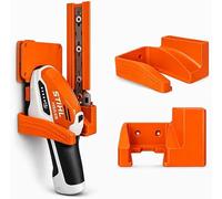 Wall Mount Suitable for STIHL HSA 26, with Integrated Holder for Removable Scissor Attachment, Space Saving Bracket for Garage, Shed and Arbour (Orange)