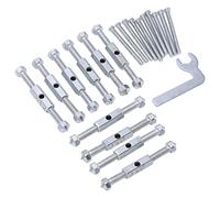 Wall Mount Switch Box Repair Tool Type 86 Junction Box Repairer Tool Strut Wrench Wall Switch Outlet Repair Fastener Set Wall Switch Repair Tool (86 Metal Strut)