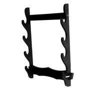 Wall Mount Sword Stand, 1-12 Layer Wooden Display Rack for Katana, Samurai Sword Holder Bracket, Ideal for Displaying Swords, Flutes, Fishing Rods