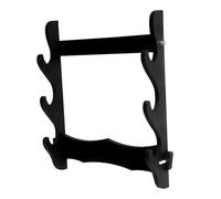 Wall Mount Sword Stand, 1-12 Layer Wooden Display Rack for Katana, Samurai Sword Holder Bracket, Ideal for Displaying Swords, Flutes, Fishing Rods