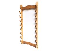 Wall Mount Sword Stand, 1-12 Layer Wooden Display Rack for Katana, Samurai Sword Holder Bracket, Ideal for Displaying Swords, Flutes, Fishing Rods