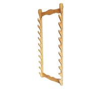 Wall Mount Sword Stand, 1-12 Layer Wooden Display Rack for Katana, Samurai Sword Holder Bracket, Ideal for Displaying Swords, Flutes, Fishing Rods