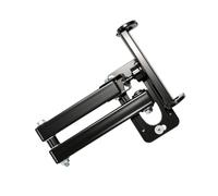 Wall Mount Tablet Holder with Folding Two Section Arm, Fits 5 to 12.9 Inch Phones and Tablets for Recipes, Video Calls and Online Classes Wall Mount Tablet Stand Folding Phone Holder Multi Position