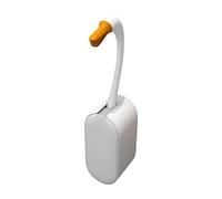 Wall Mount, Toilet Brush, 14.7in Swan Design, Space Saving, Built-in Holder for Sink Cleaning, Washbasin Scrub, Bathtub Care, Flooring Wash, Brick, Bathroom Maintenance